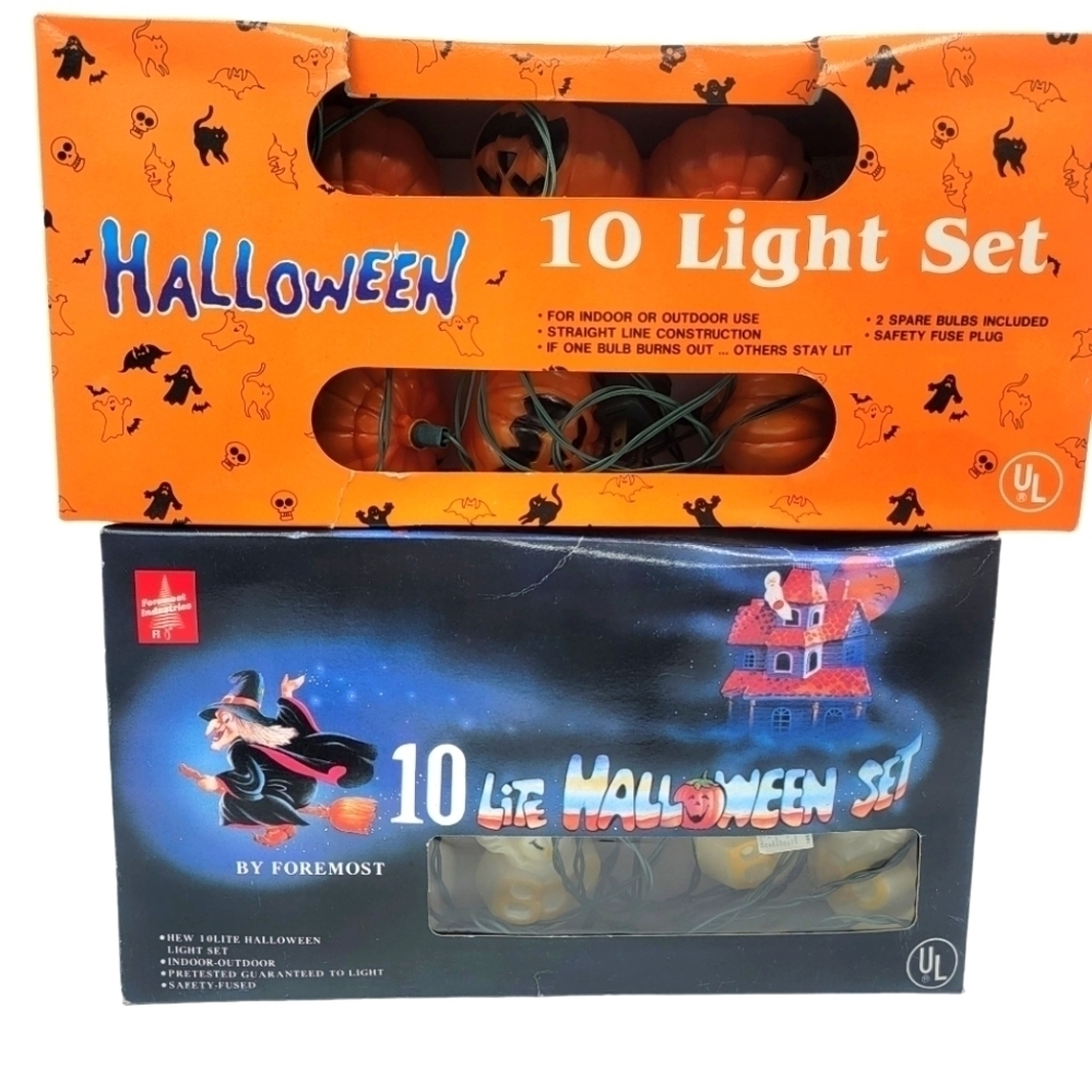 VINTAGE Halloween lights